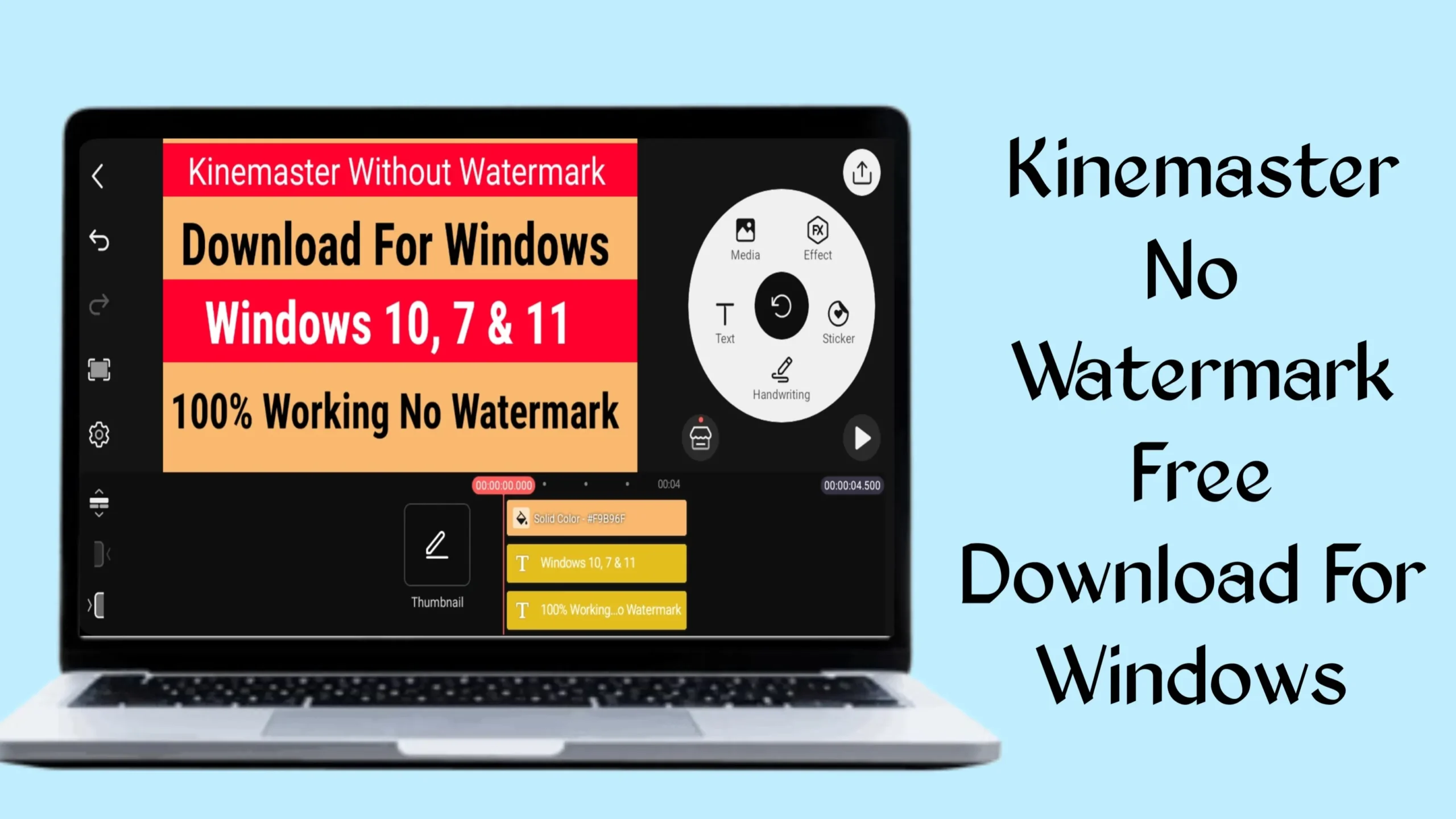 KineMaster Without Watermark Download for PC {100% Working}