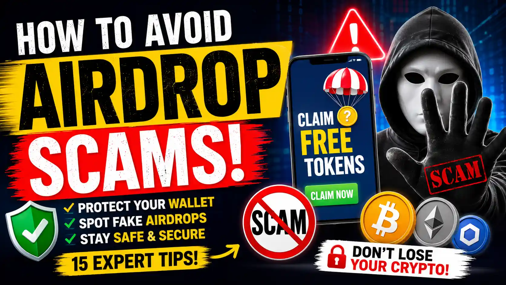 How to Avoid Airdrop Scams : 15 Expert Tips to Protect Your Crypto Wallet