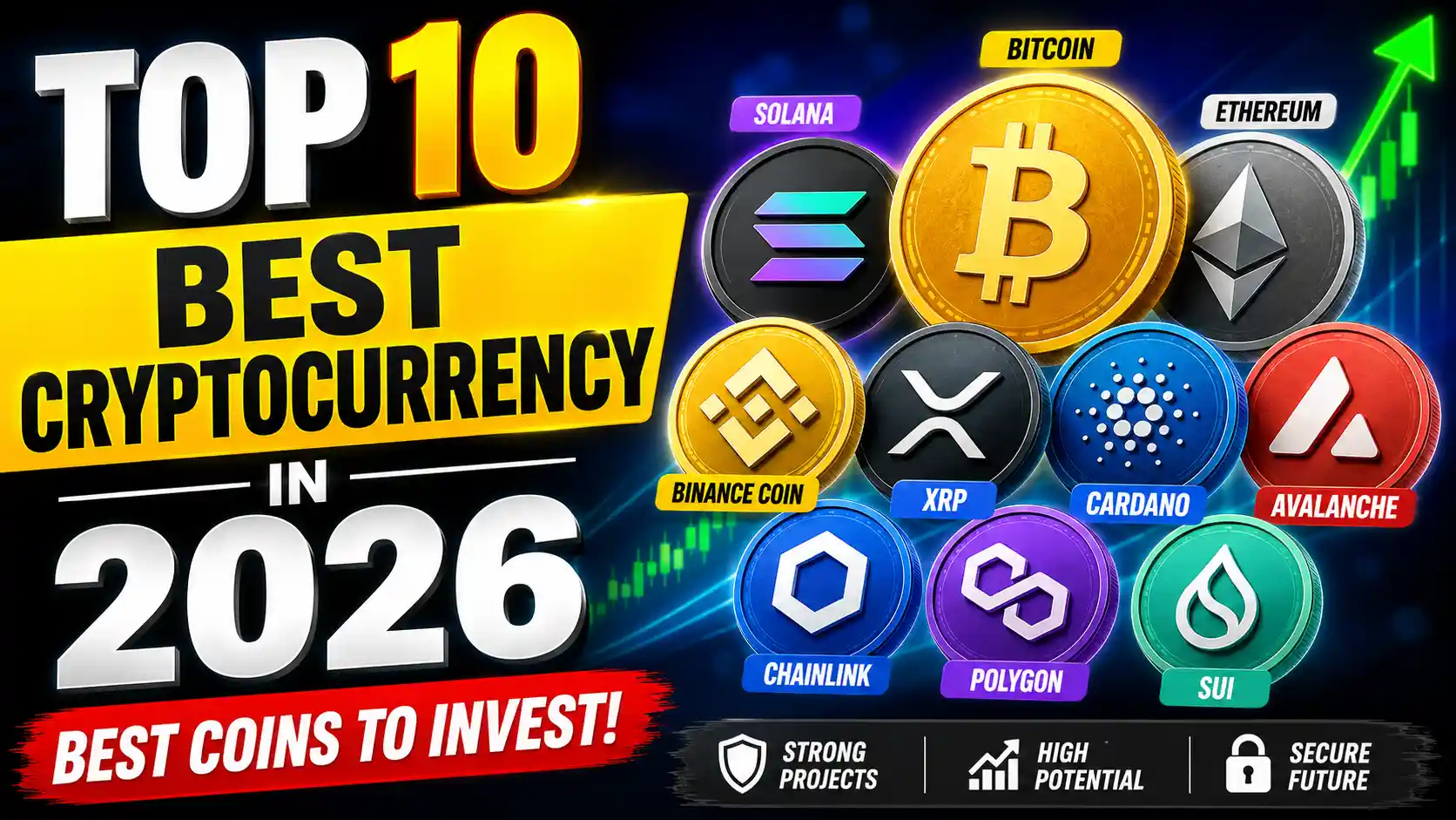 Top 10 Best Cryptocurrency in 2026: Best Crypto Coins to Buy for Long-Term Growth