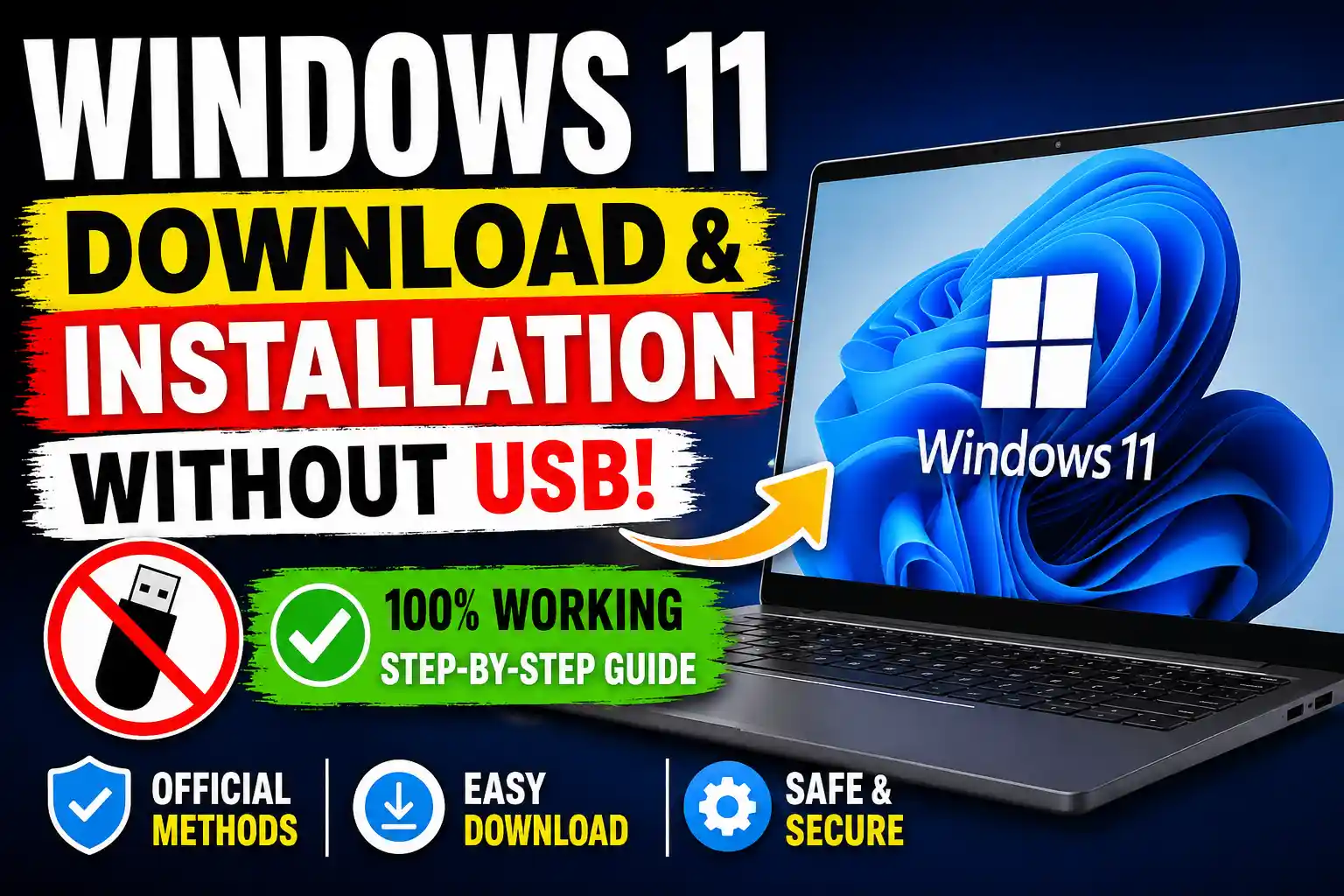 Windows 11 Download & Installation Without USB